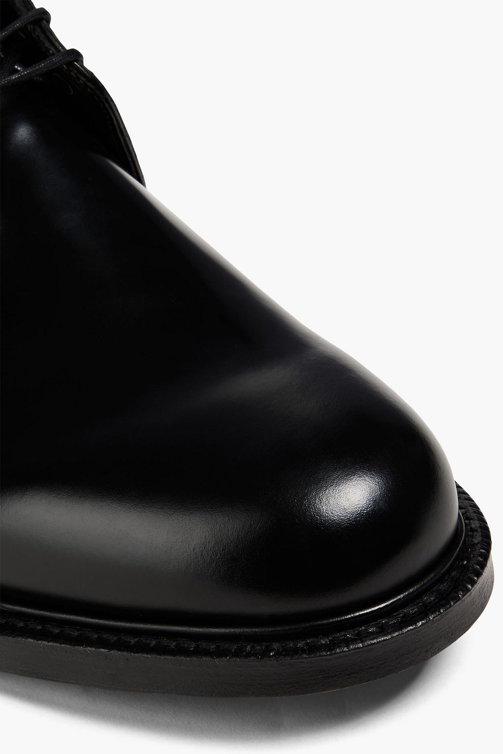 CHURCH'S Glossed-leather derby shoes