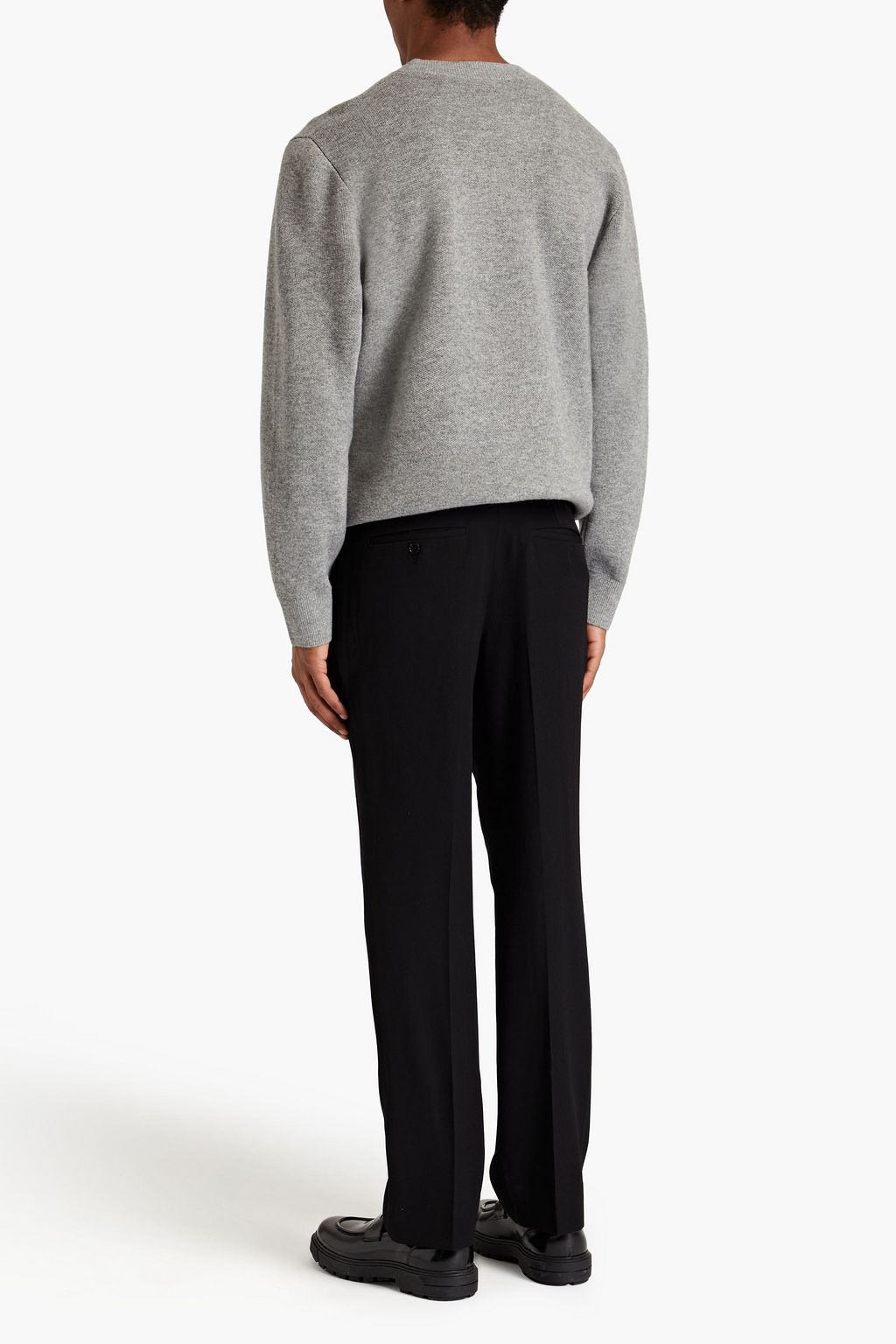 BURBERRY Strickpullover aus Wolle mit Intarsienmuster