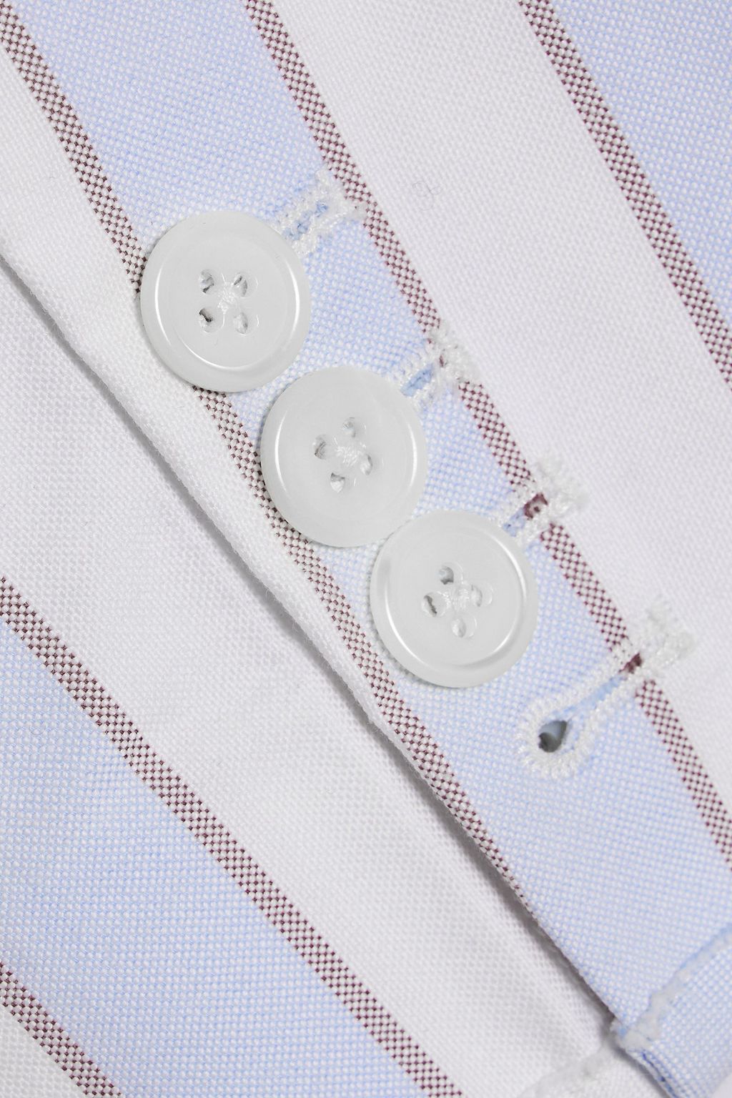 THOM BROWNE Striped cotton-jacquard blazer