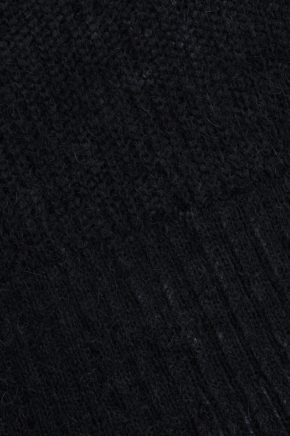 Jacquemus La Maille Dao Mohair-blend Sweater In Black