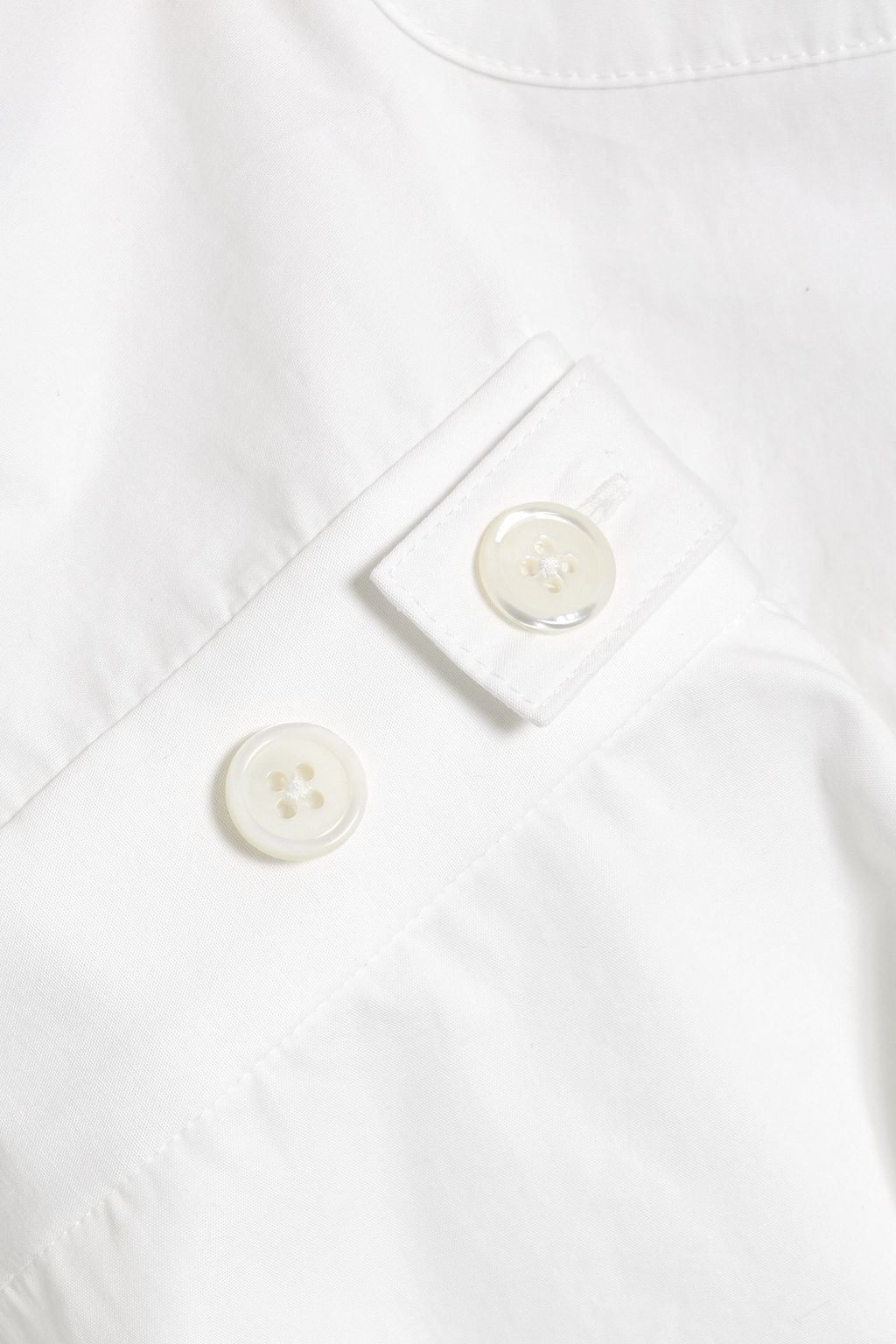 THOM BROWNE Cotton-poplin midi shirt dress