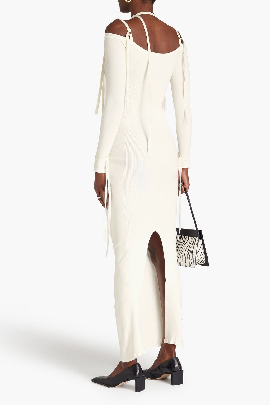 JACQUEMUS Arnsei Maxikleid aus Stretch-Strick mit Cut-outs