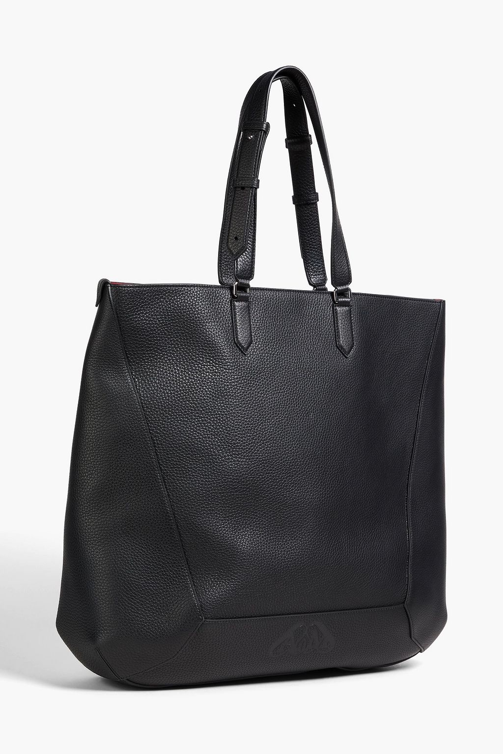 MCQUEEN Pebbled-leather tote