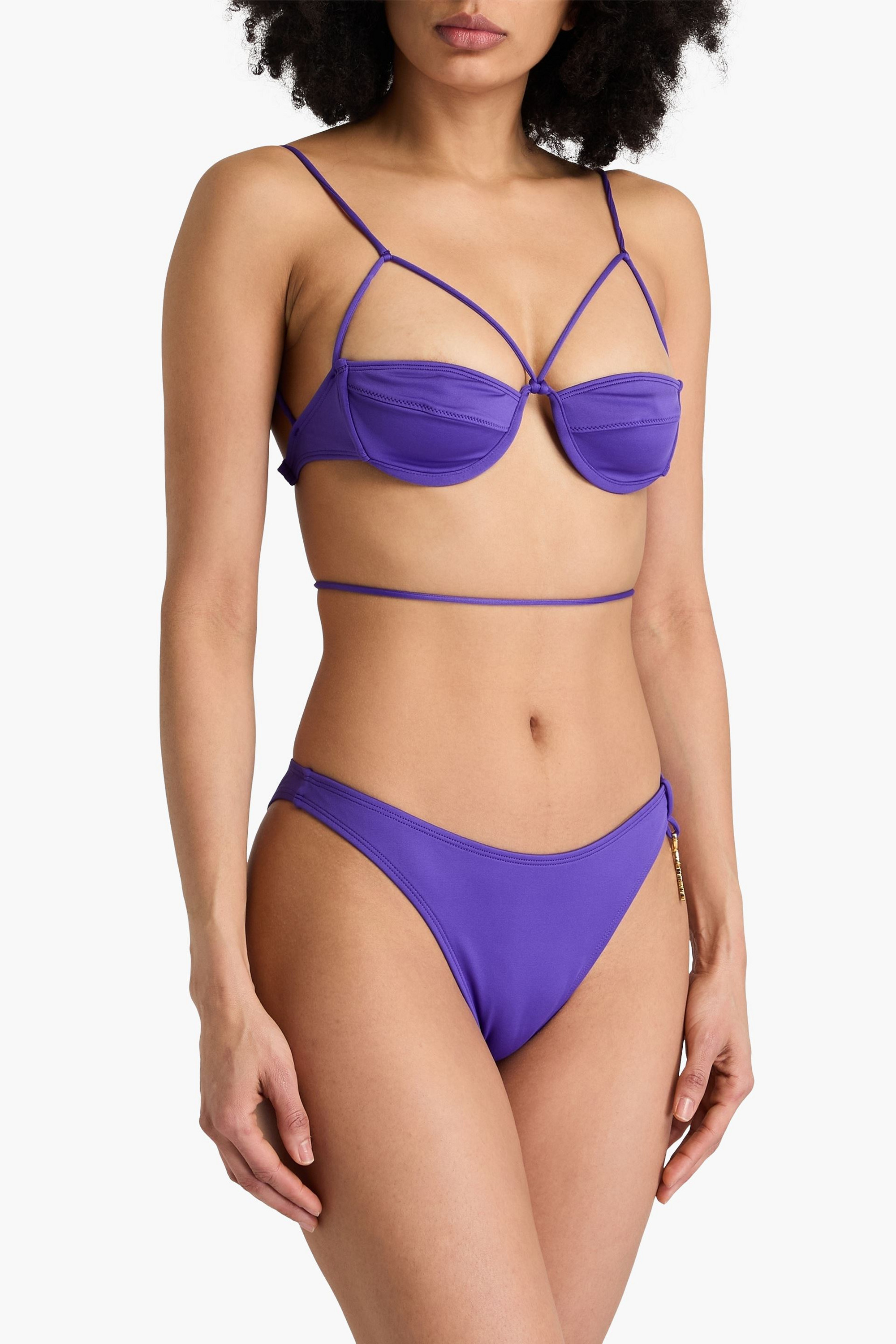 Jacquemus Le Bas De Maillot Signatu embellished bikini briefs