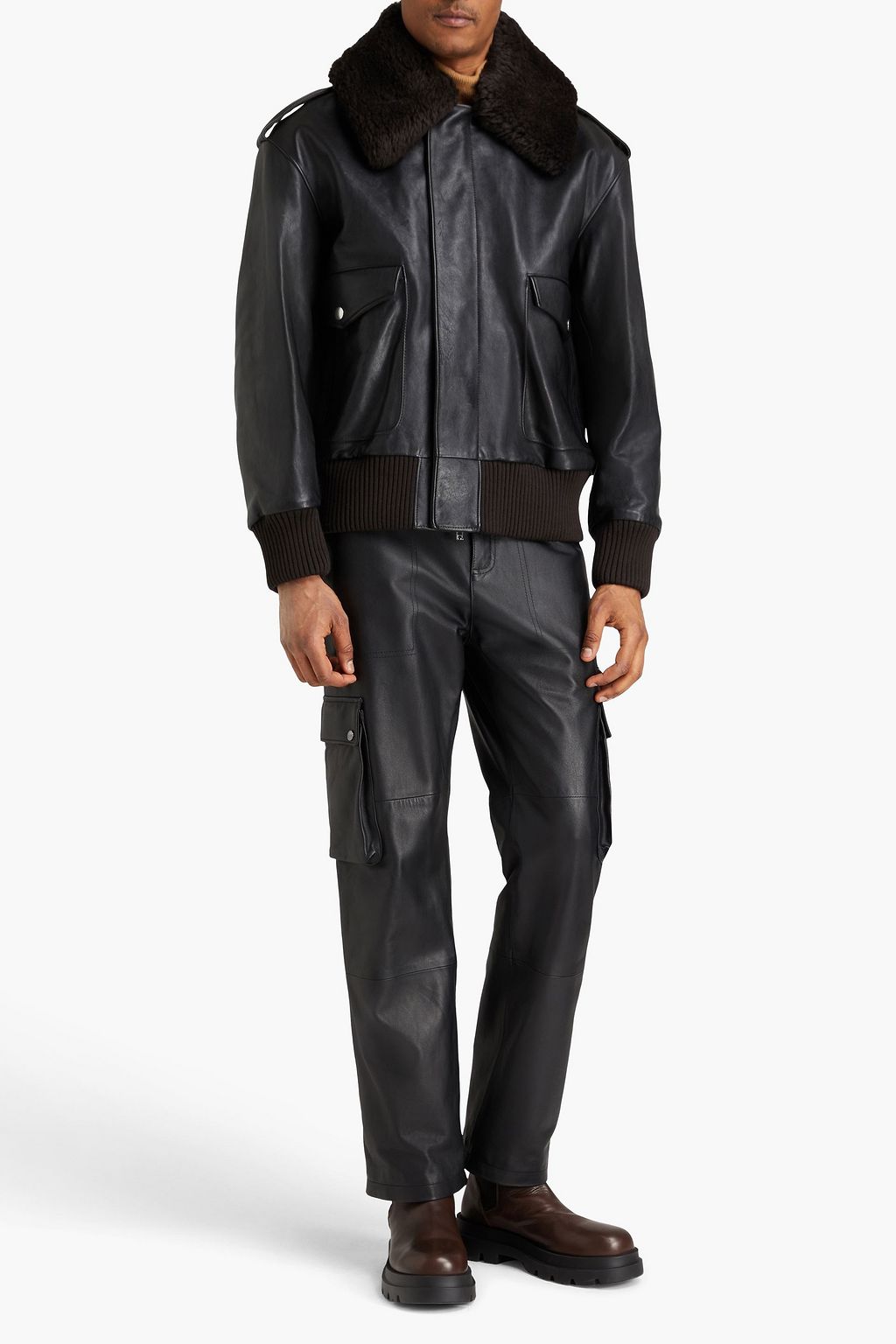 Burberry レザージャケット BURBERRY レザージャケット | THE OUTNET (アウトネット)