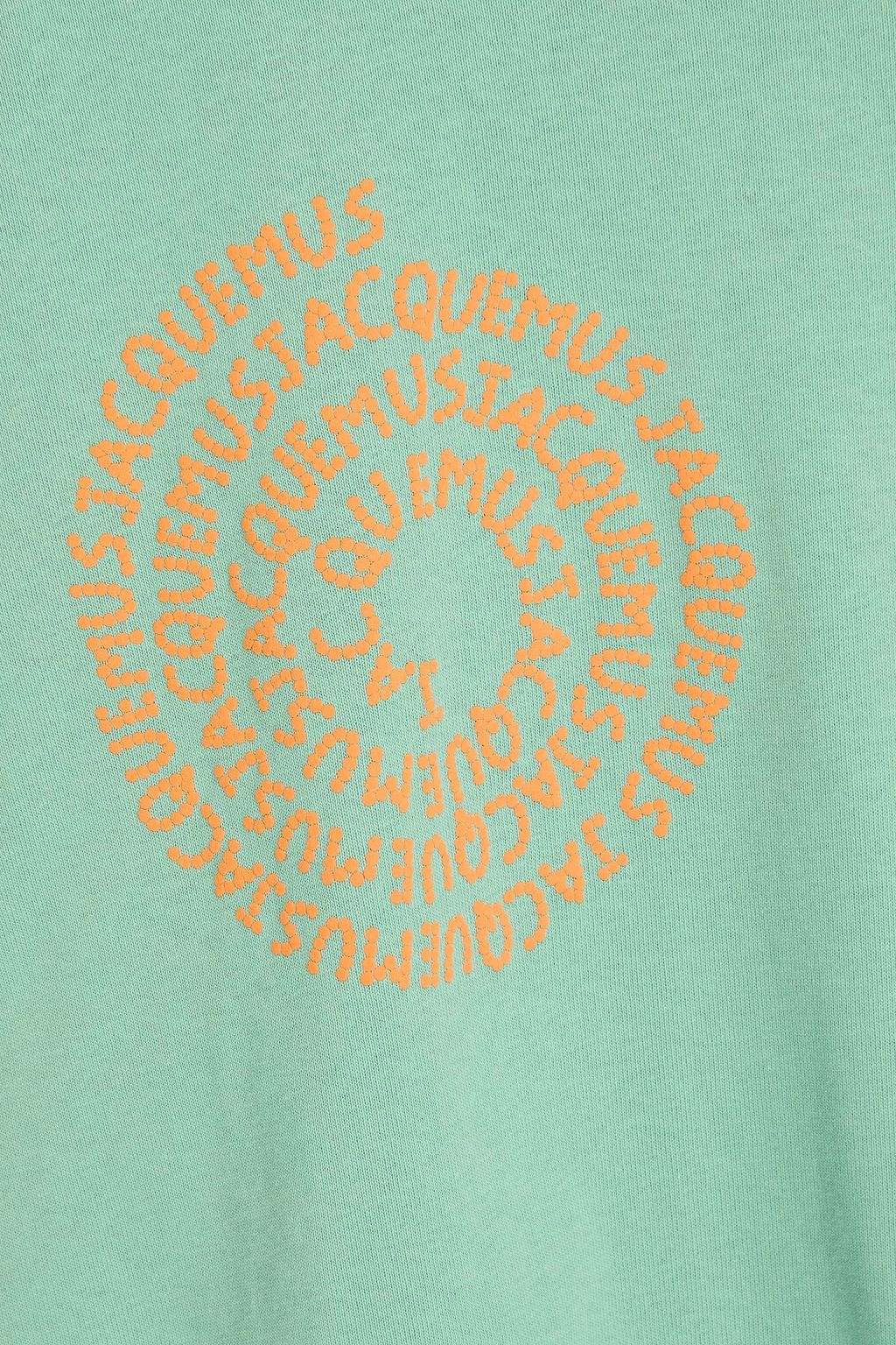 JACQUEMUS Printed cotton-jersey T-shirt