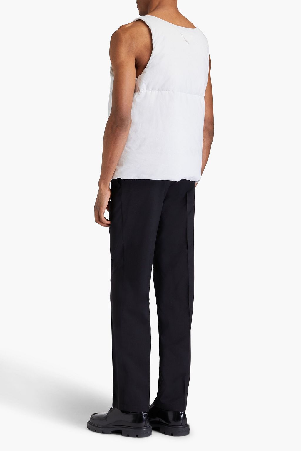 PRADA Tanktop aus gesteppter Baumwolle