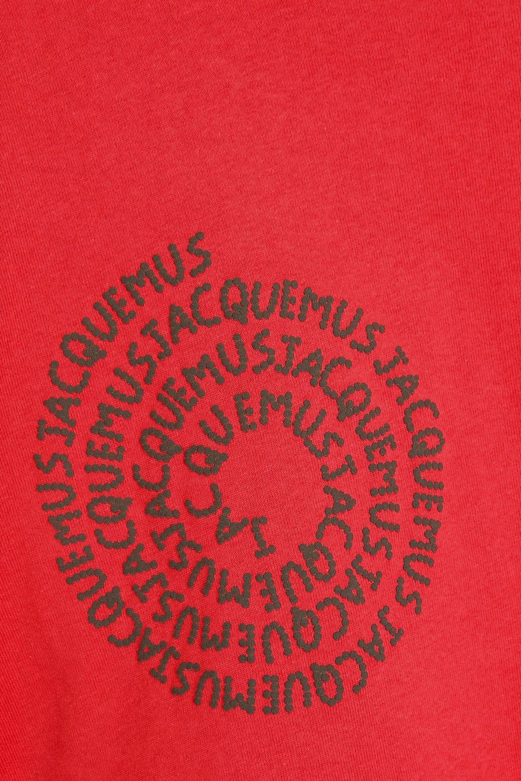JACQUEMUS Printed cotton-jersey T-shirt