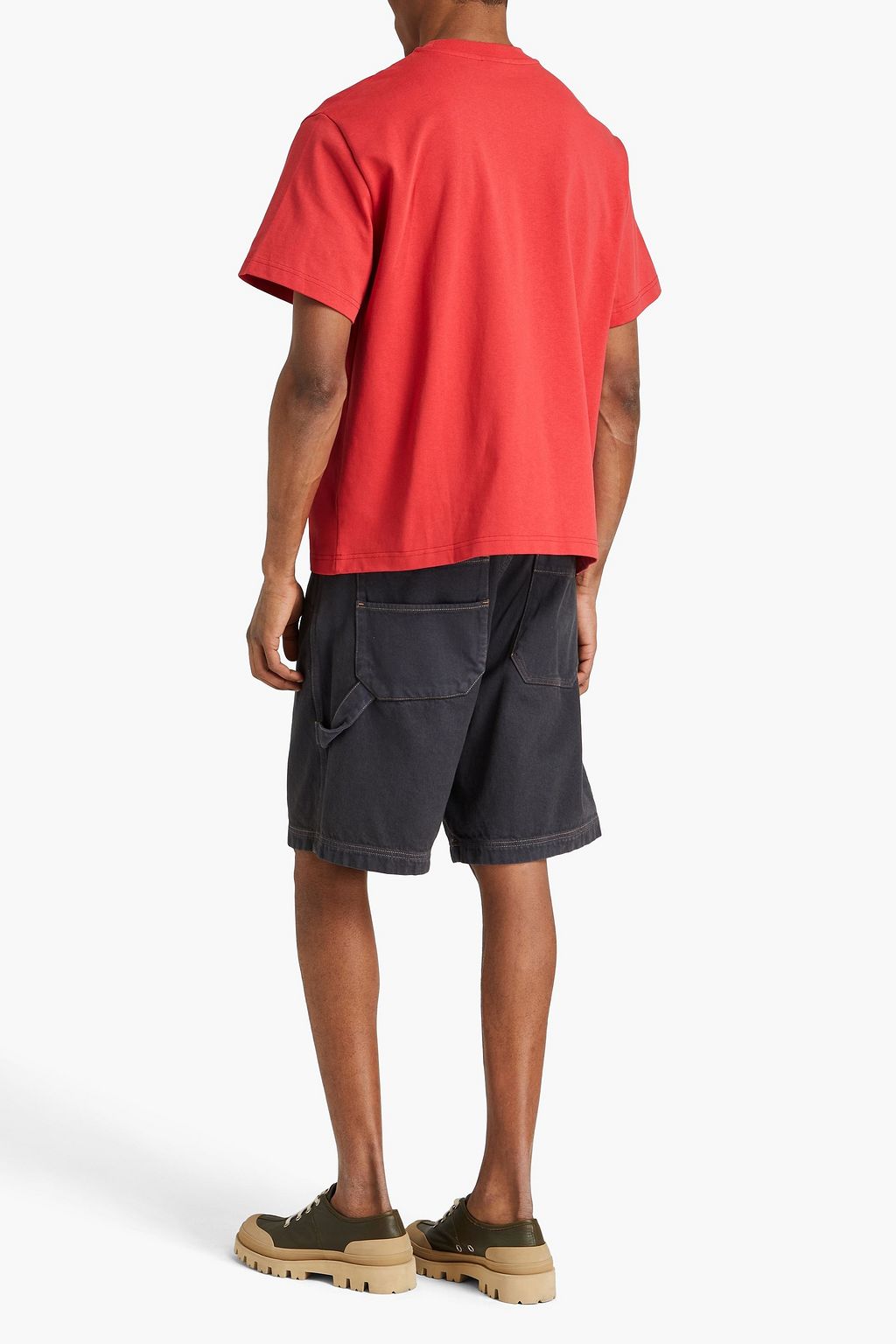 JACQUEMUS Printed cotton-jersey T-shirt