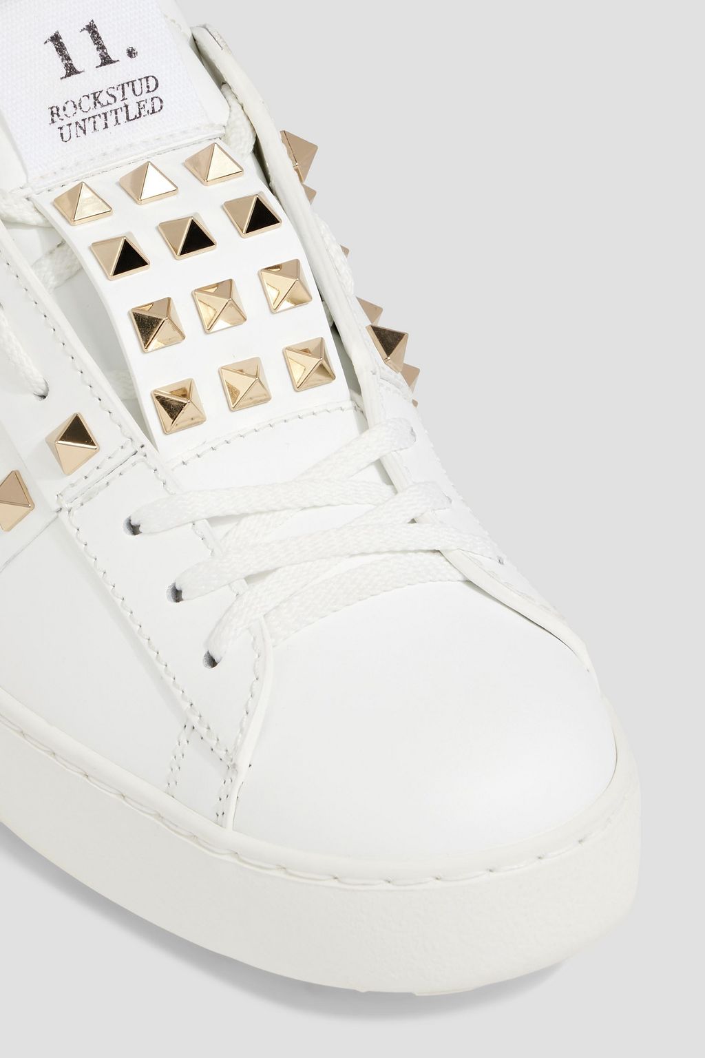 VALENTINO GARAVANI Rockstud Untitled leather sneakers