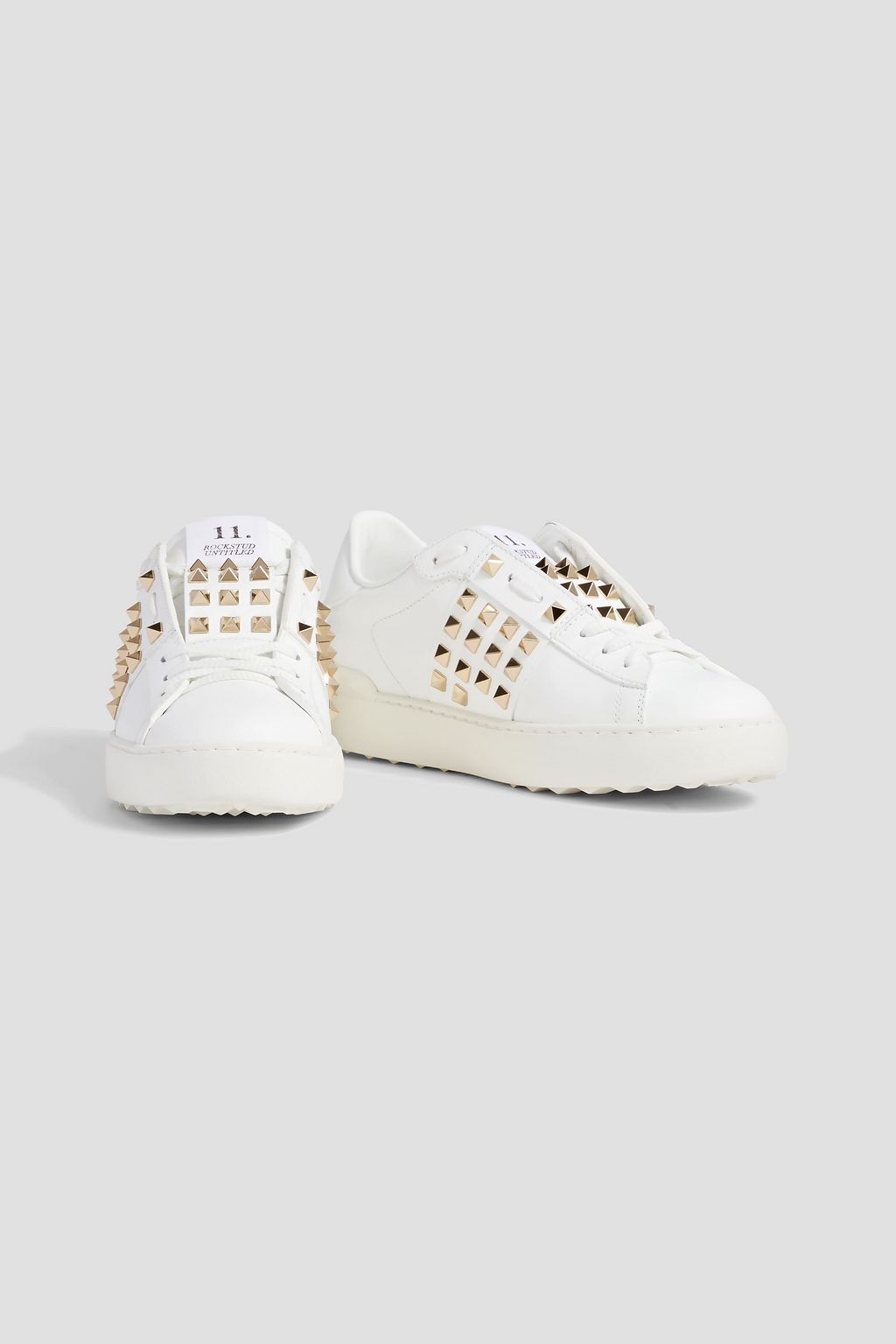 VALENTINO GARAVANI Rockstud Untitled leather sneakers