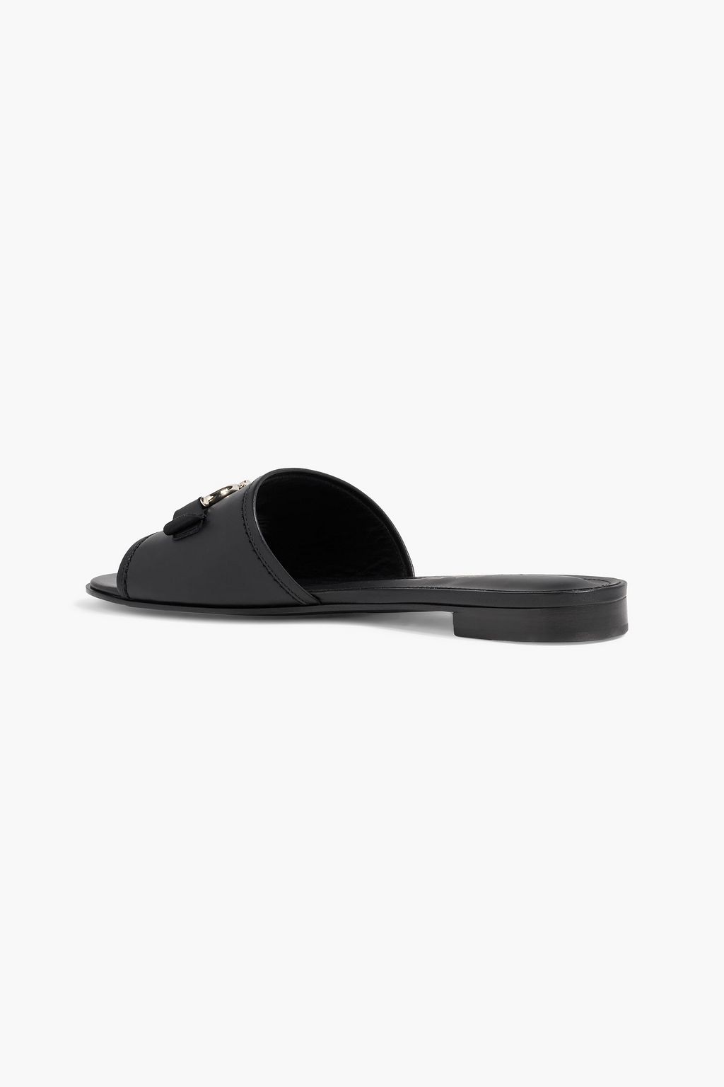FERRAGAMO Rhodes embellished leather slides