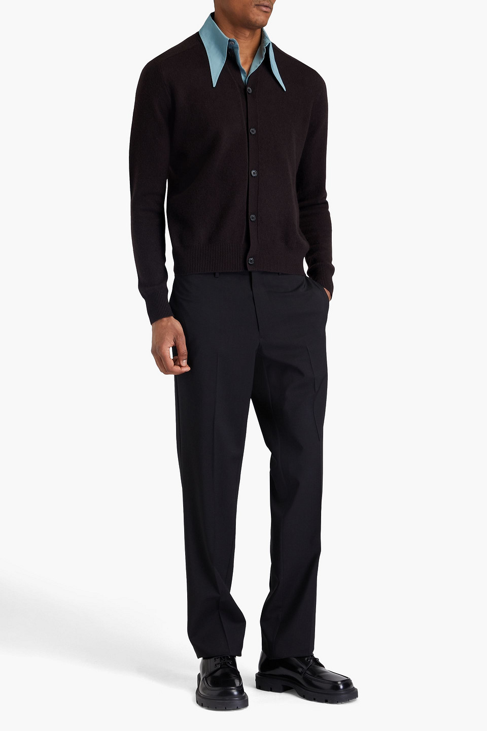  Prada - Cashmere-blend Cardigan - Brown - It 50 