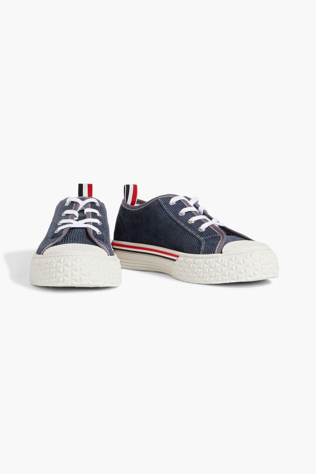 THOM BROWNE Collegiate corduroy sneakers