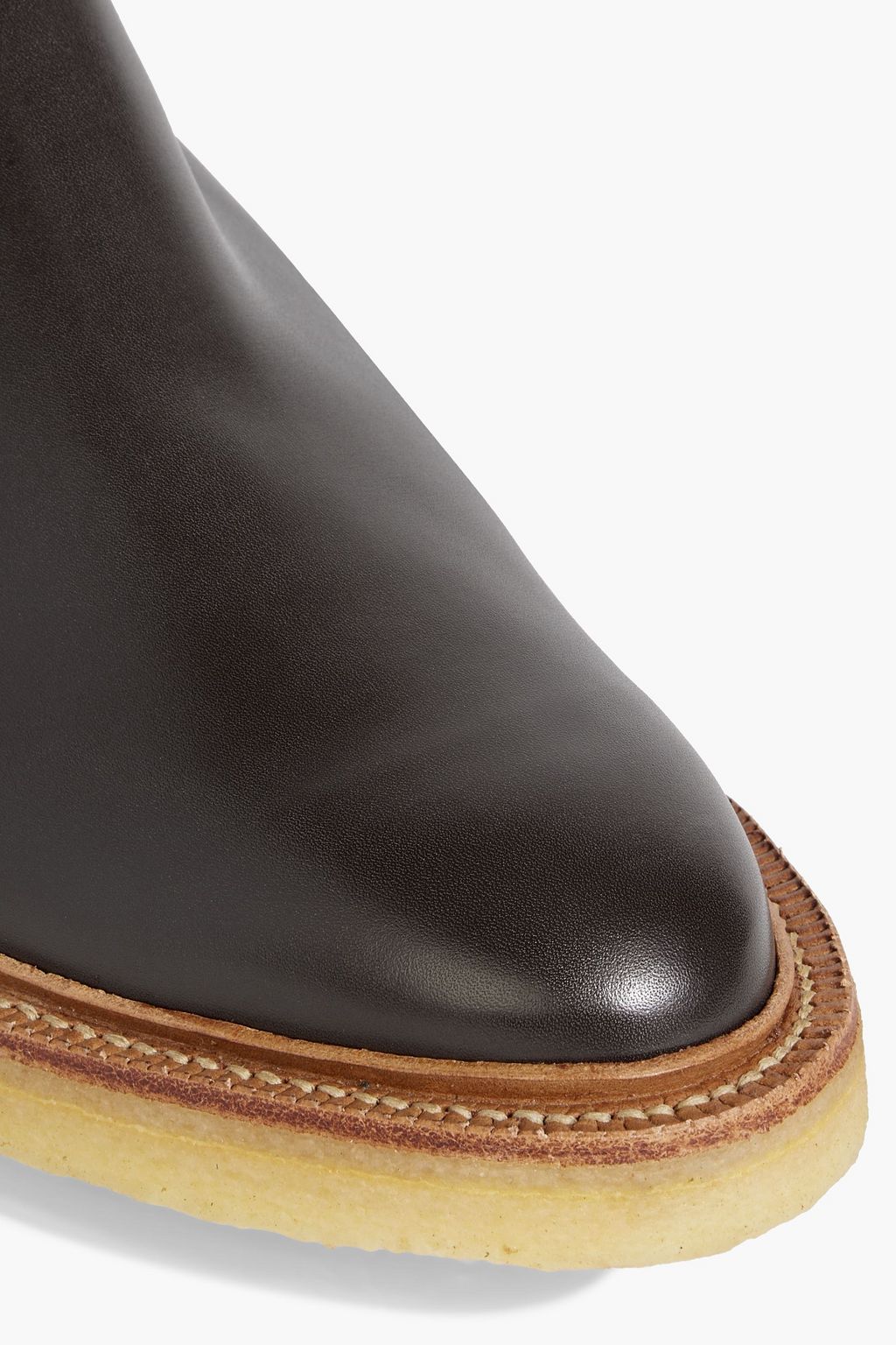 THOM BROWNE Leather Chelsea boots
