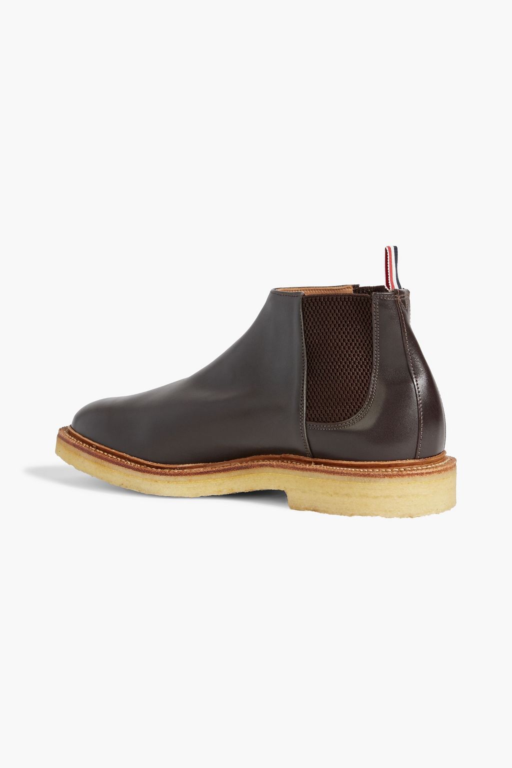 THOM BROWNE Leather Chelsea boots
