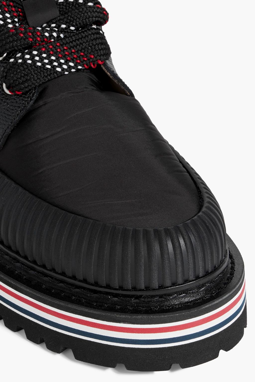 THOM BROWNE Quilted shell hiking boots