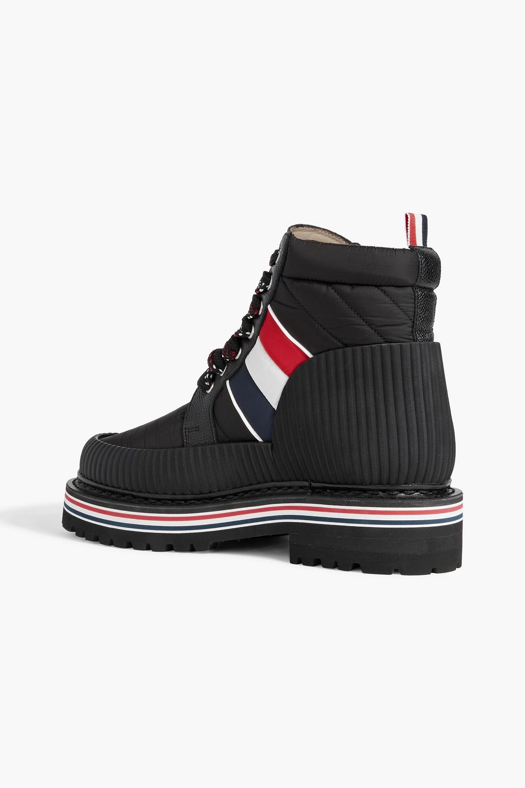 THOM BROWNE Quilted shell hiking boots
