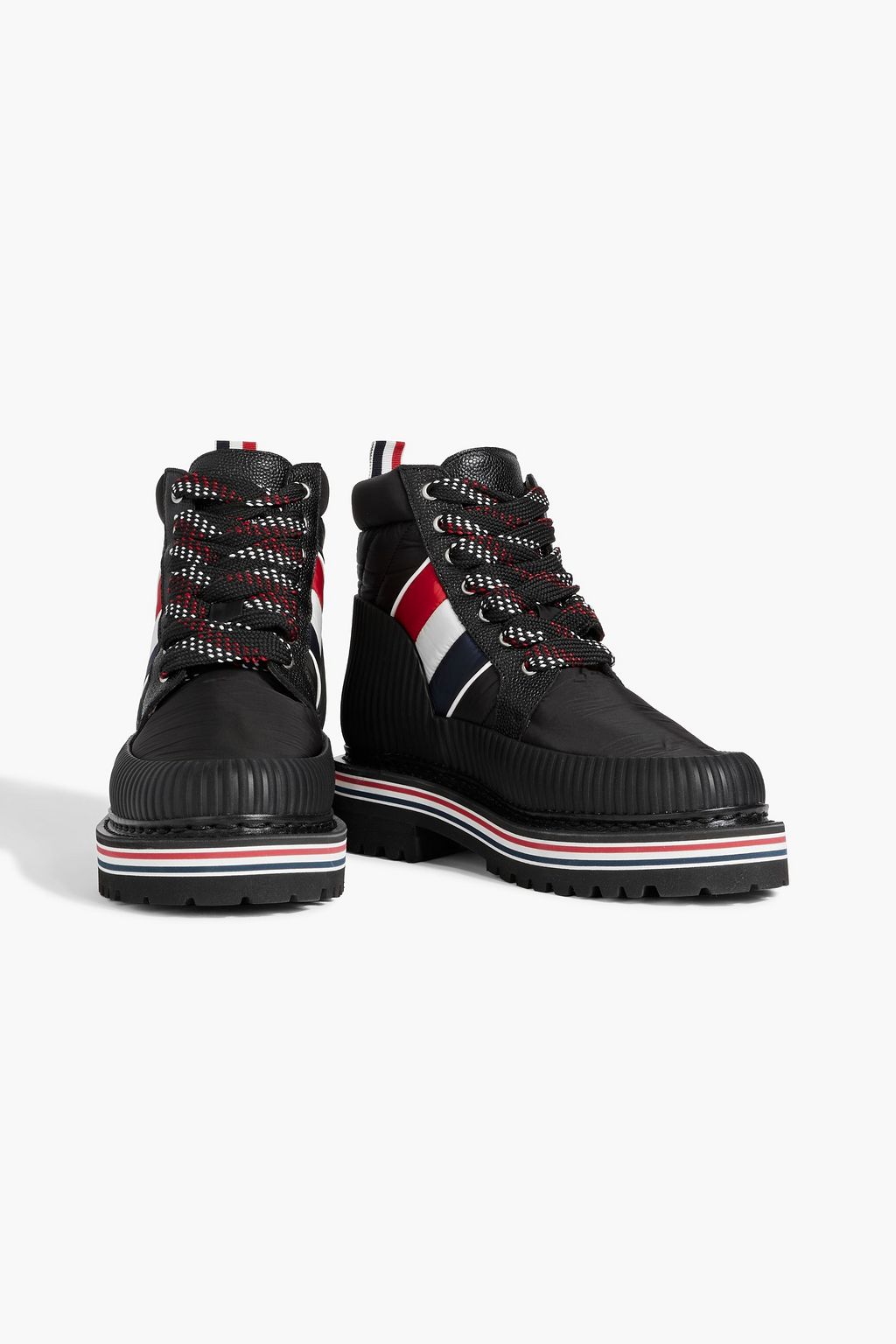 THOM BROWNE Quilted shell hiking boots
