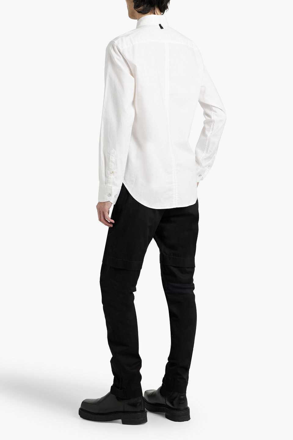 Rag & Bone Tomlin Cotton Oxford Shirt In White