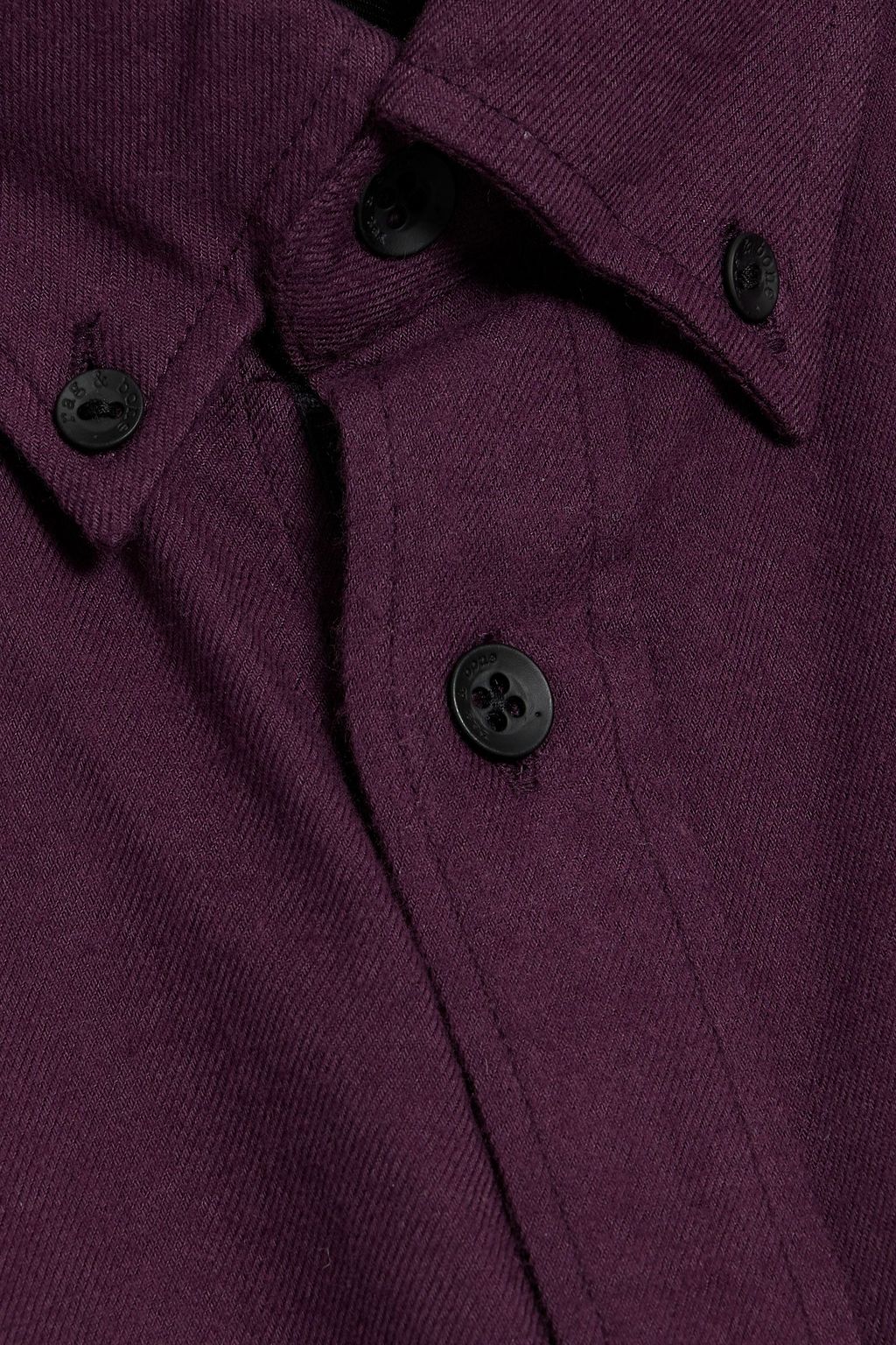 RAG & BONE Cotton-blend flannel shirt