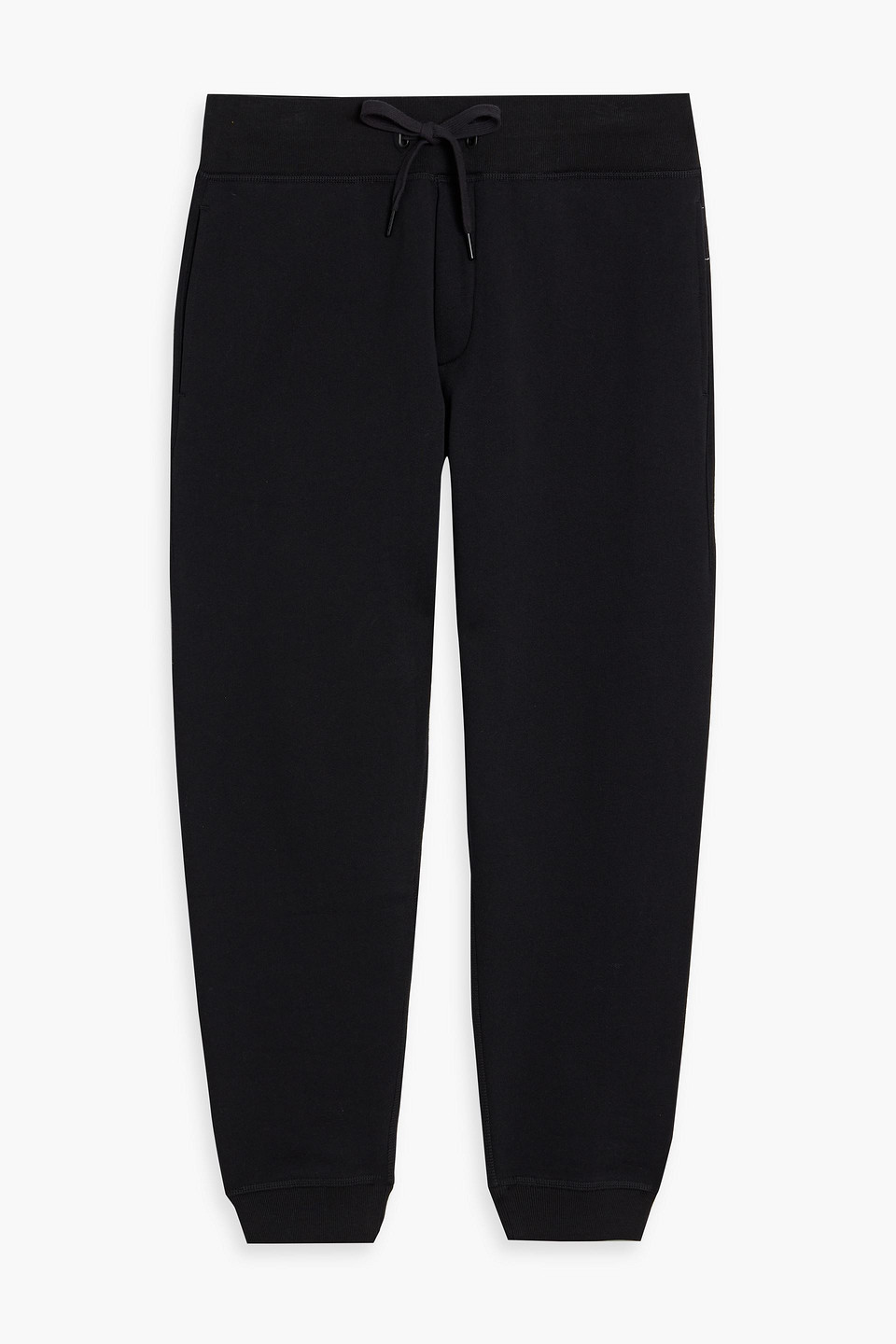 Rag & Bone Damon Cotton-blend Fleece Sweatpants In Black