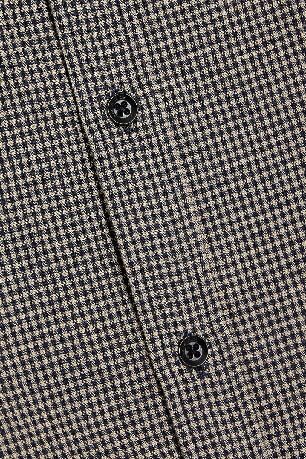 RAG & BONE Gus gingham cotton shirt