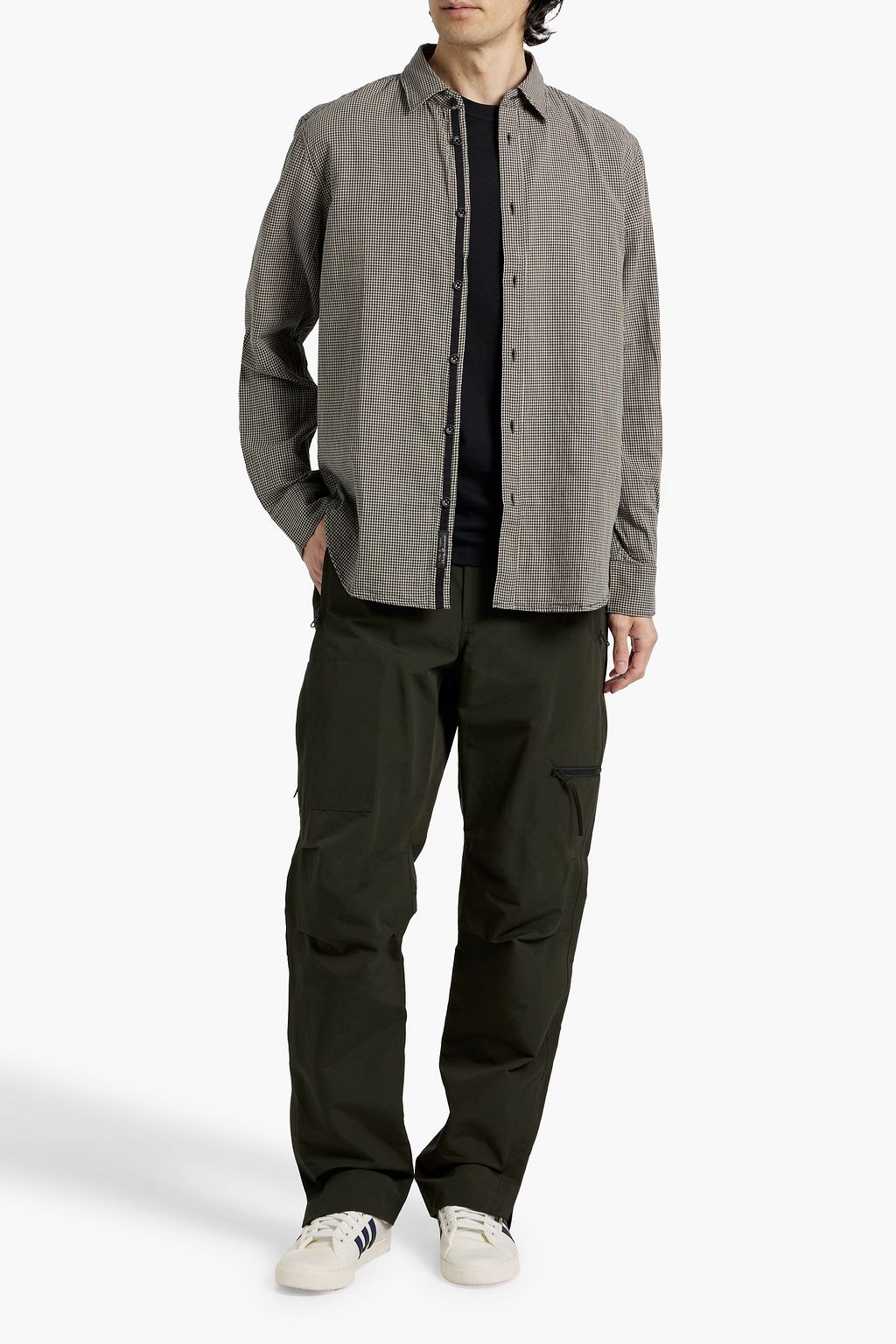 RAG & BONE Gus gingham cotton shirt
