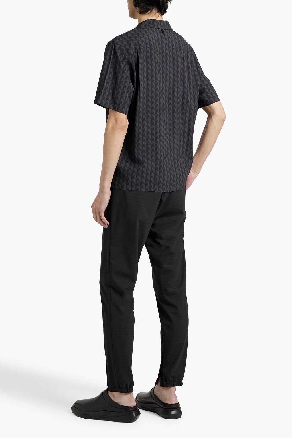 RAG & BONE Avery printed crepe shirt