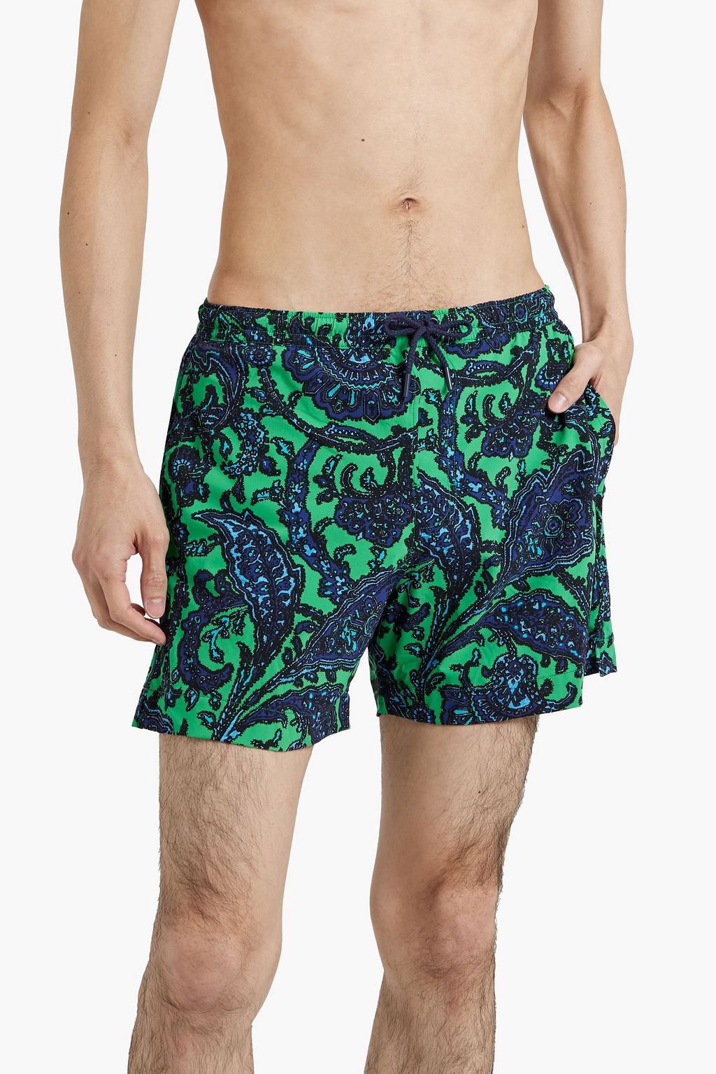 ZIMMERMANN Tiggy short-length printed swim shorts
