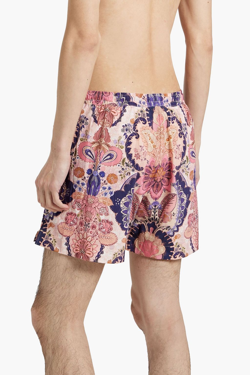 ZIMMERMANN Laurel short-length printed swim shorts