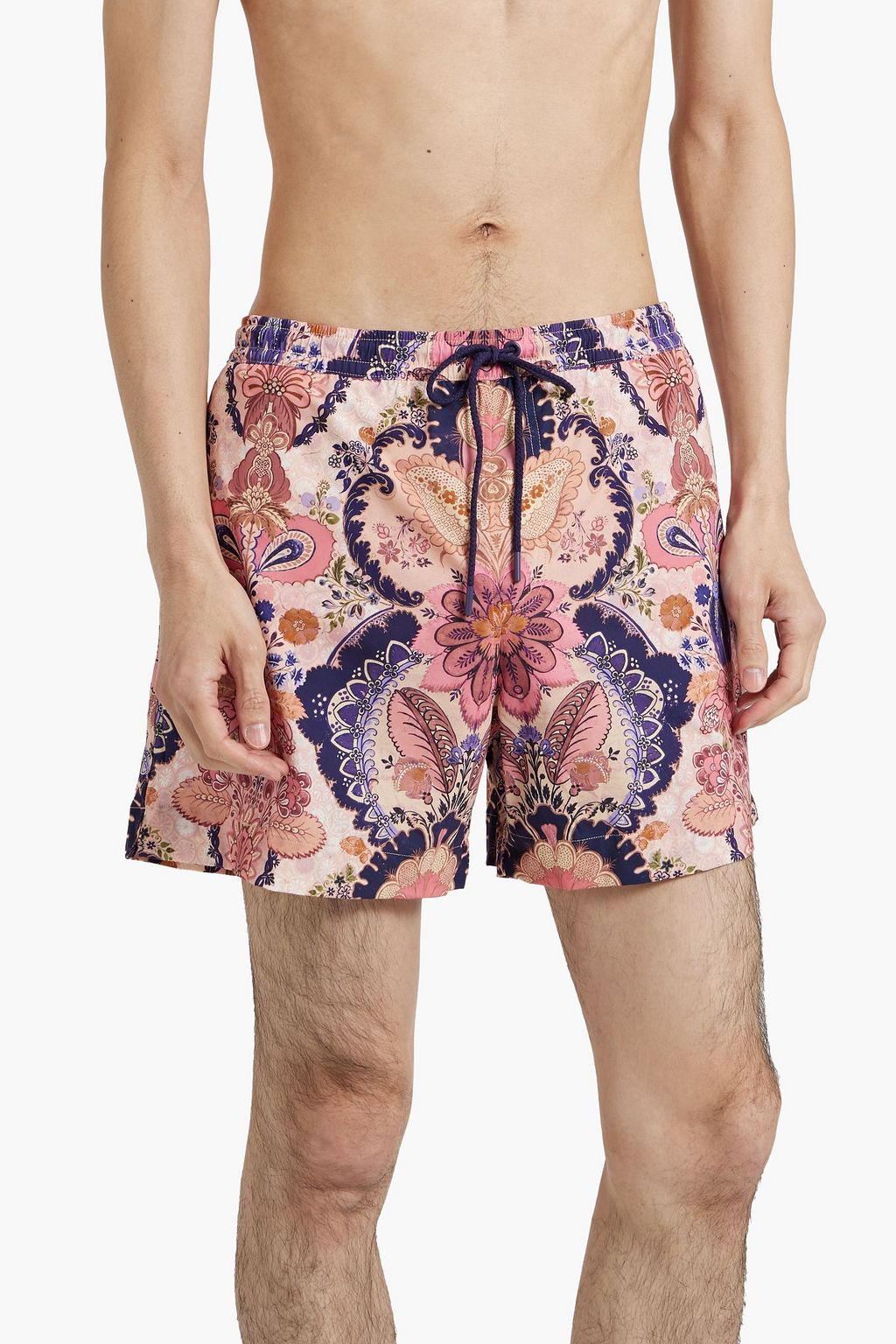 ZIMMERMANN Laurel short-length printed swim shorts