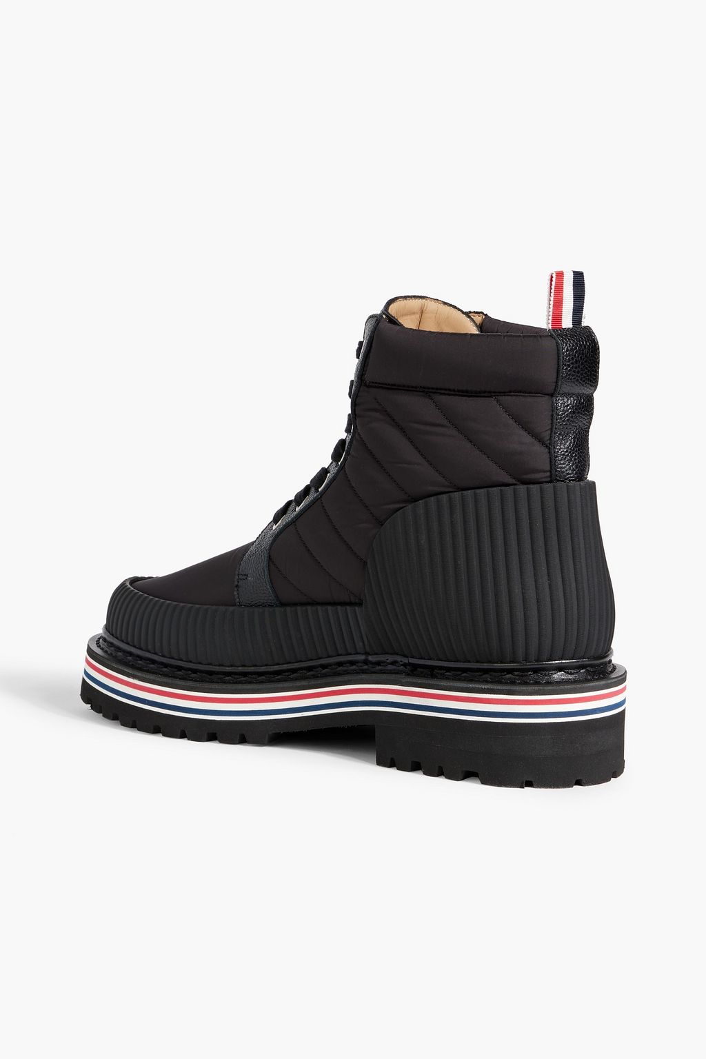 THOM BROWNE Quilted shell hiking boots