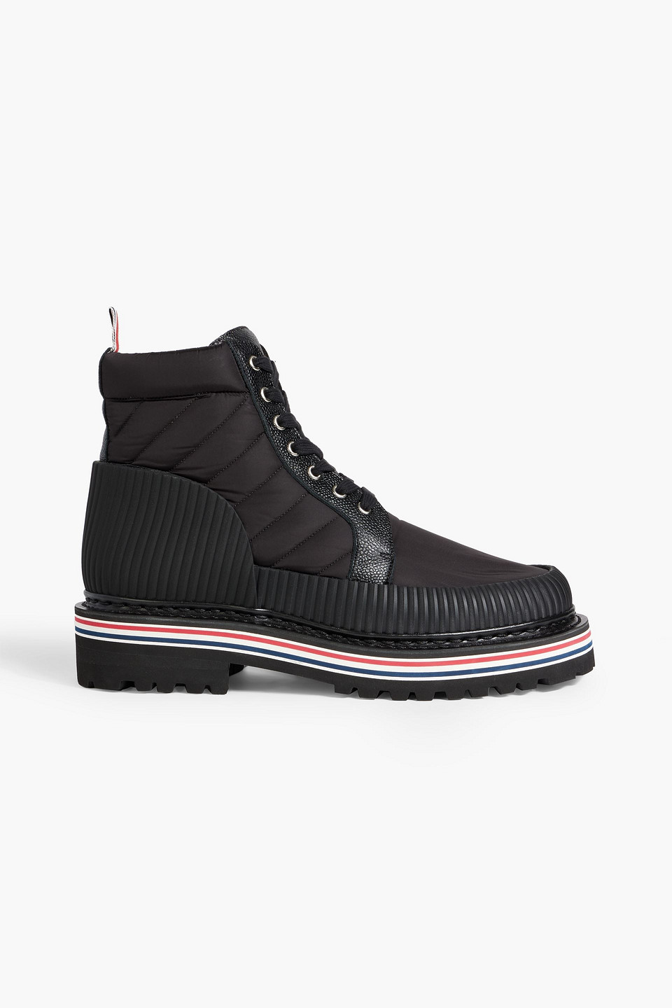 Quilted shell hiking boots