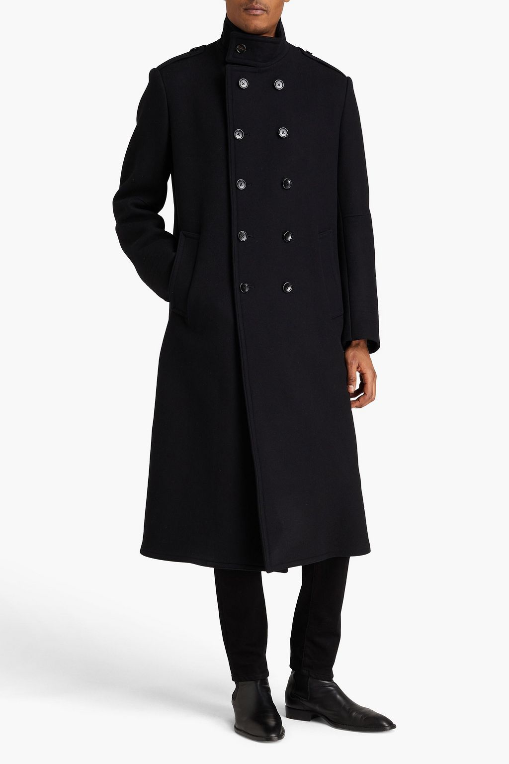 TOM FORD Double-breasted wool and cashmere-blend coat