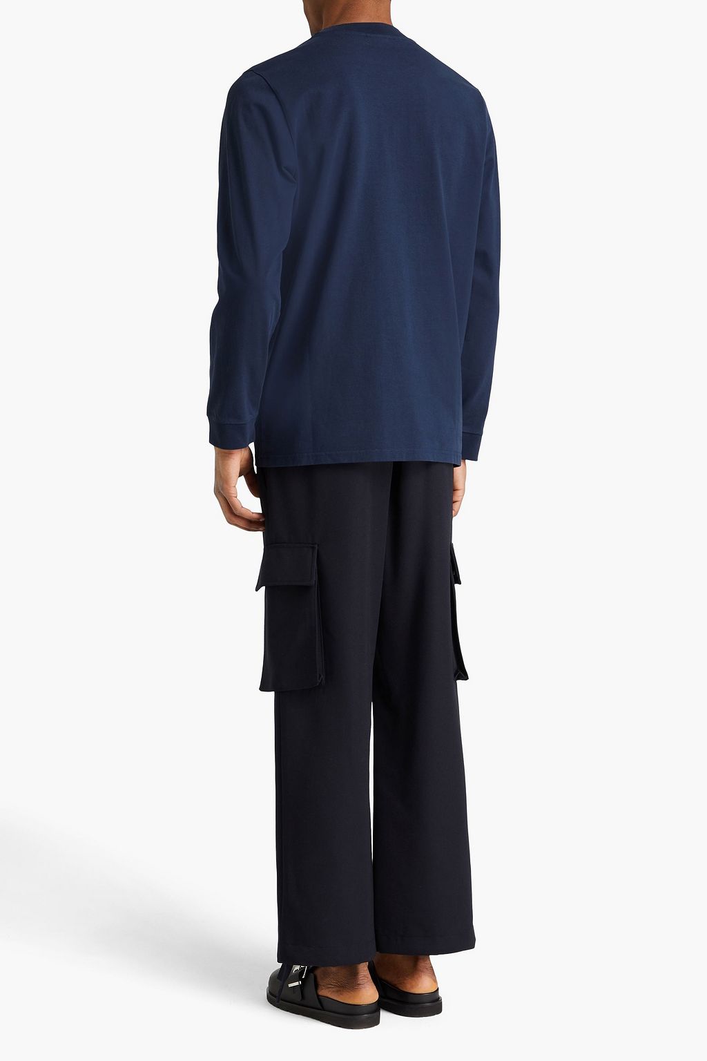 JACQUEMUS 아플리케 디테일 코튼 저지 티셔츠