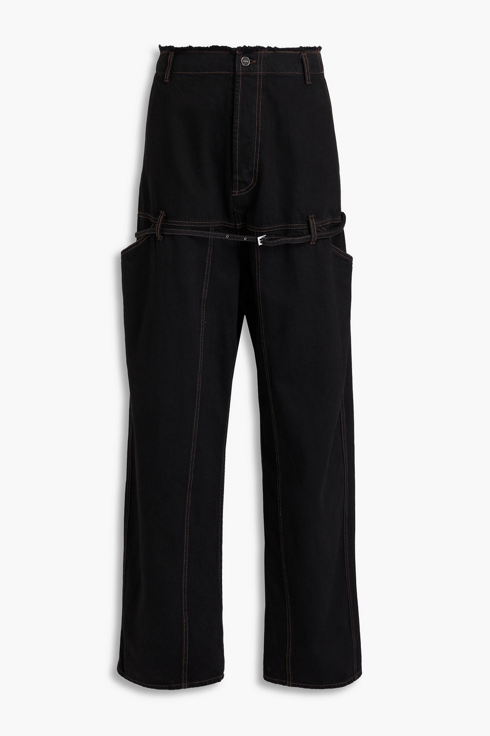 Jacquemus Fayed Denim Jeans In Black