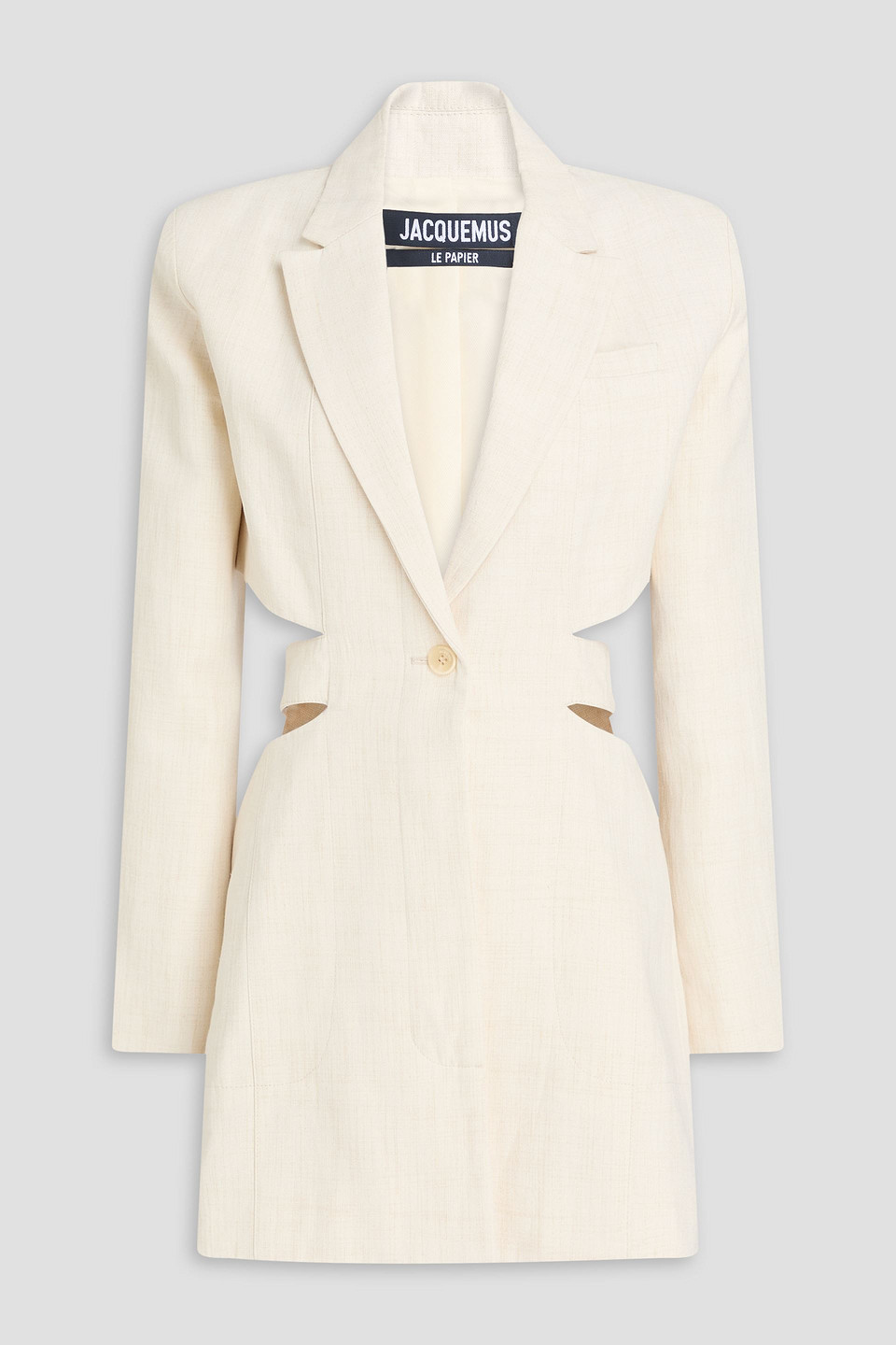 Jacquemus Bari Dress In Pale Yellow