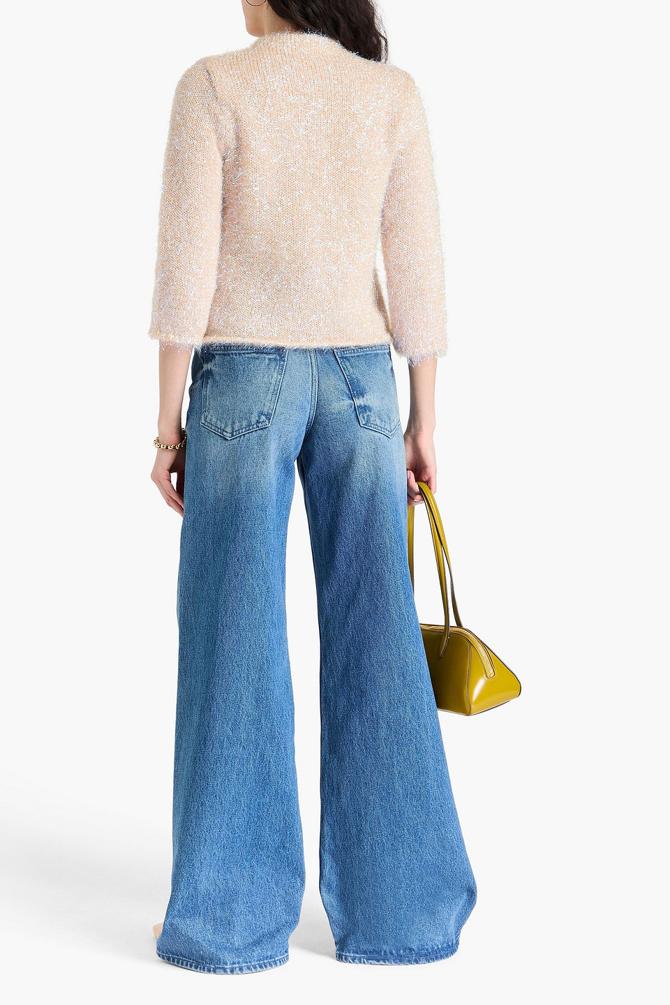  Tory Burch - Strickpullover Mit Metallic-effekt - Neutral - M 