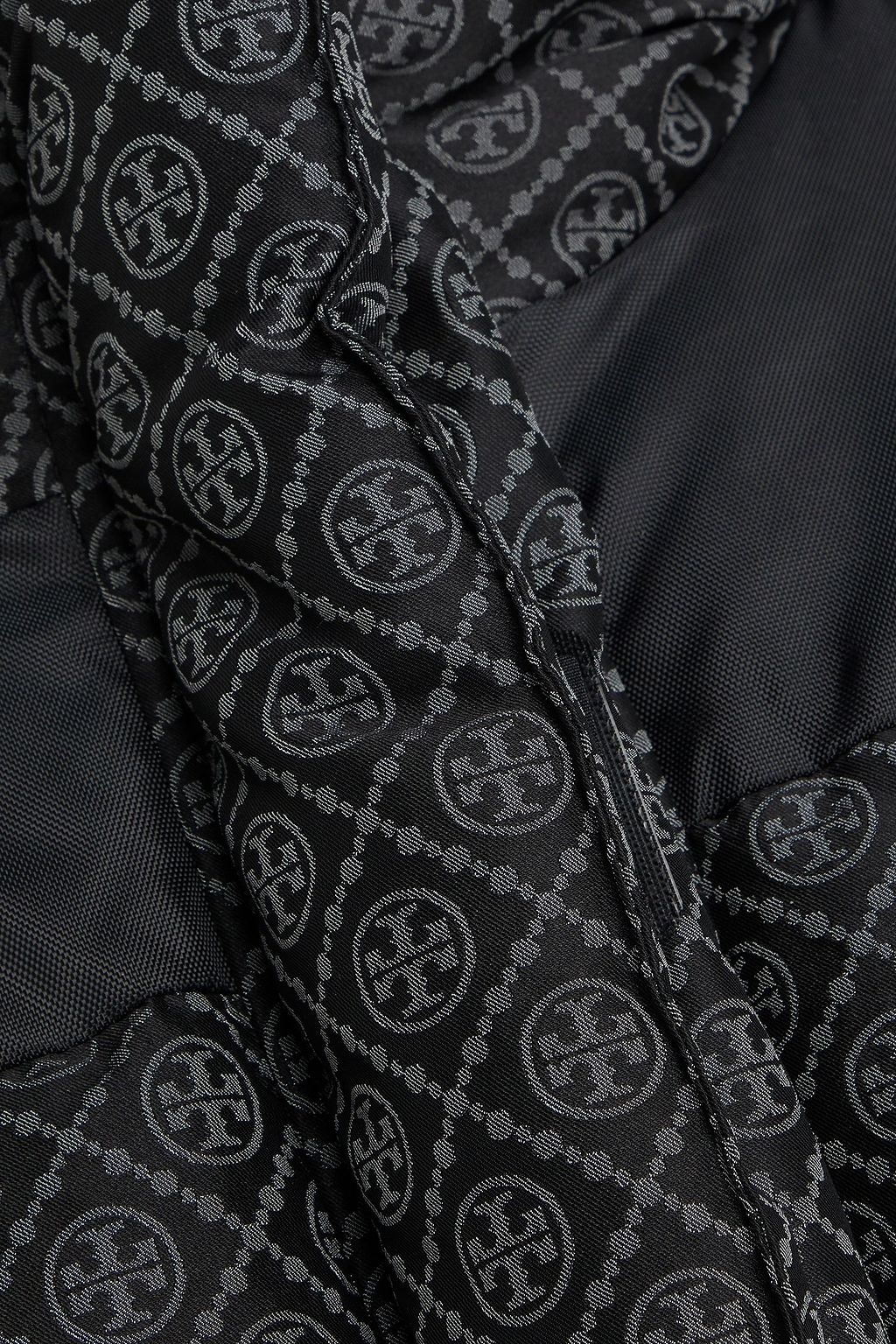 TORY BURCH جاكت مبطن بزغب من قماش الجاكار المبطن