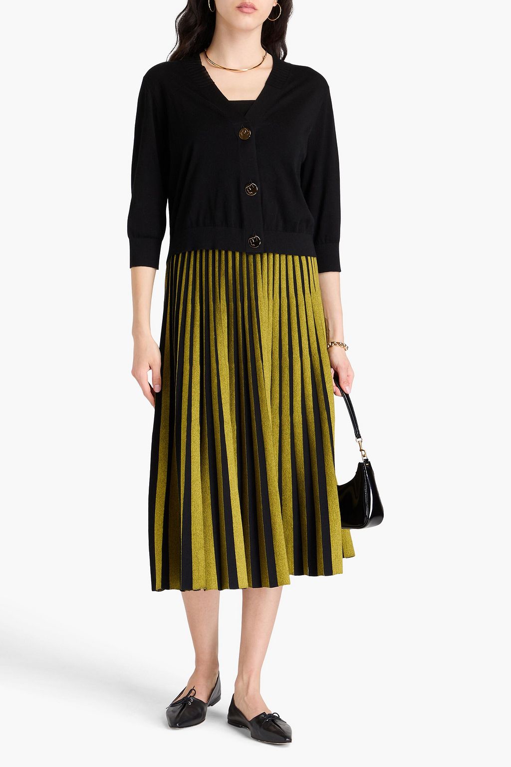 TORY BURCH Cropped Cardigan aus Baumwolle