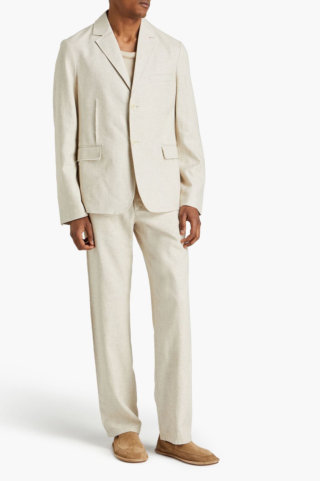 JACQUEMUS 슬러브 우븐 블레이저