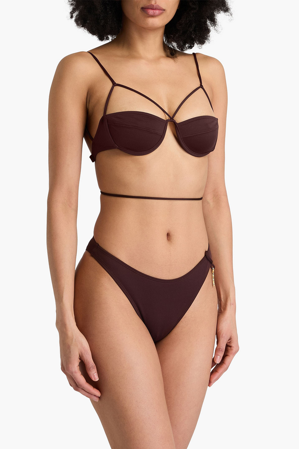 JACQUEMUS LE BAS DE MAILLOT SIGNATU BIKINI TOP