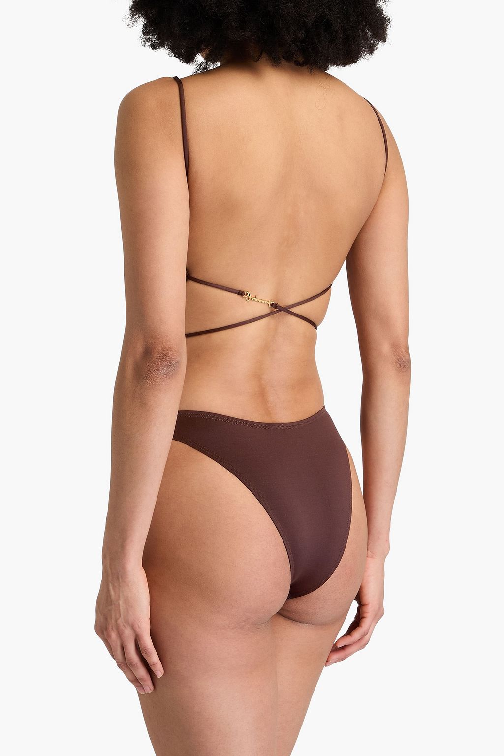 JACQUEMUS Le Bas De Maillot Signatu halbhohes Bikini-Höschen mit Verzierung