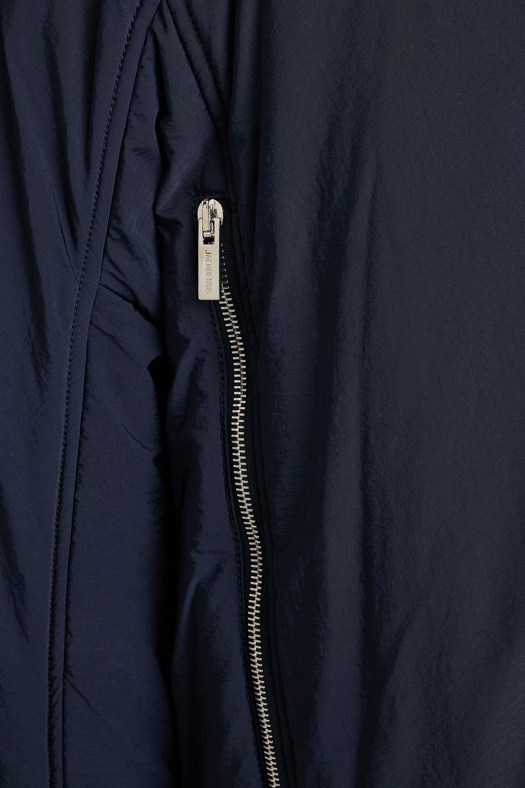JACQUEMUS Croissant crinkled shell bomber jacket