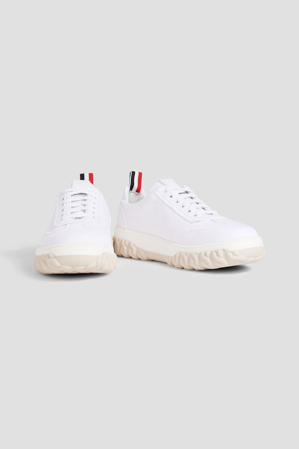THOM BROWNE Canvas sneakers