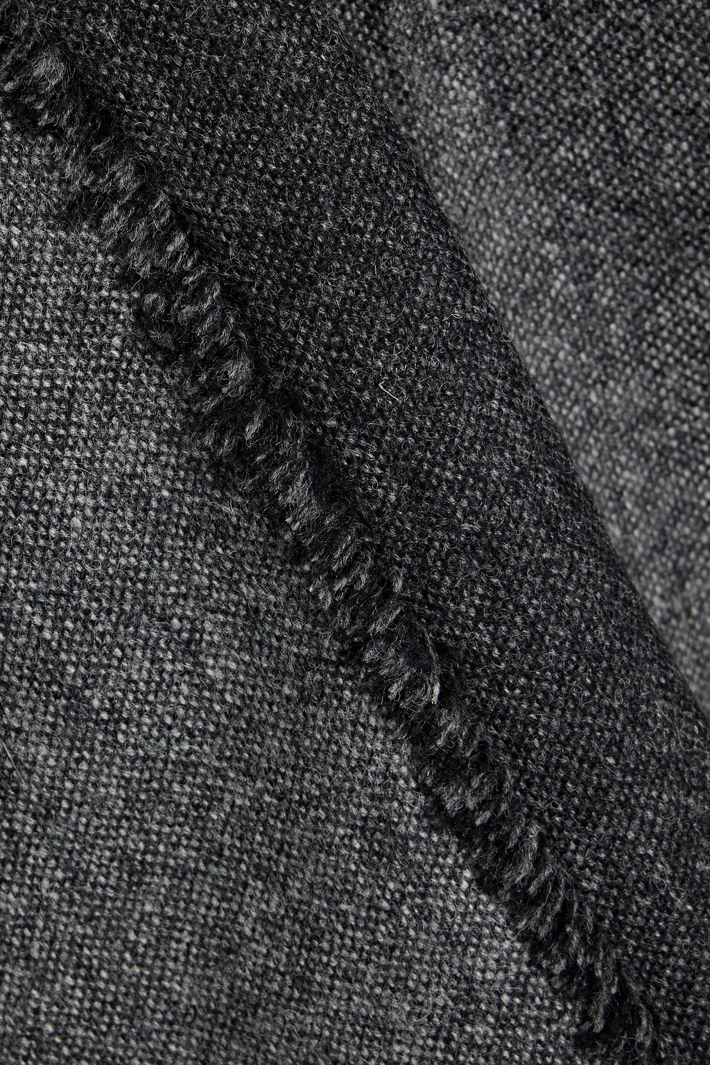 THOM BROWNE Tapered two-tone wool-tweed pants
