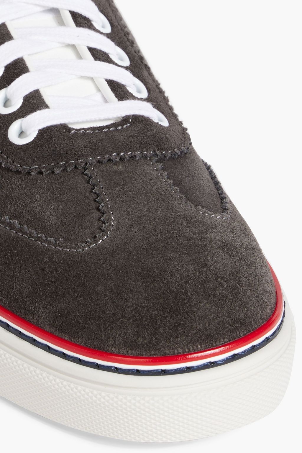 THOM BROWNE Suede sneakers