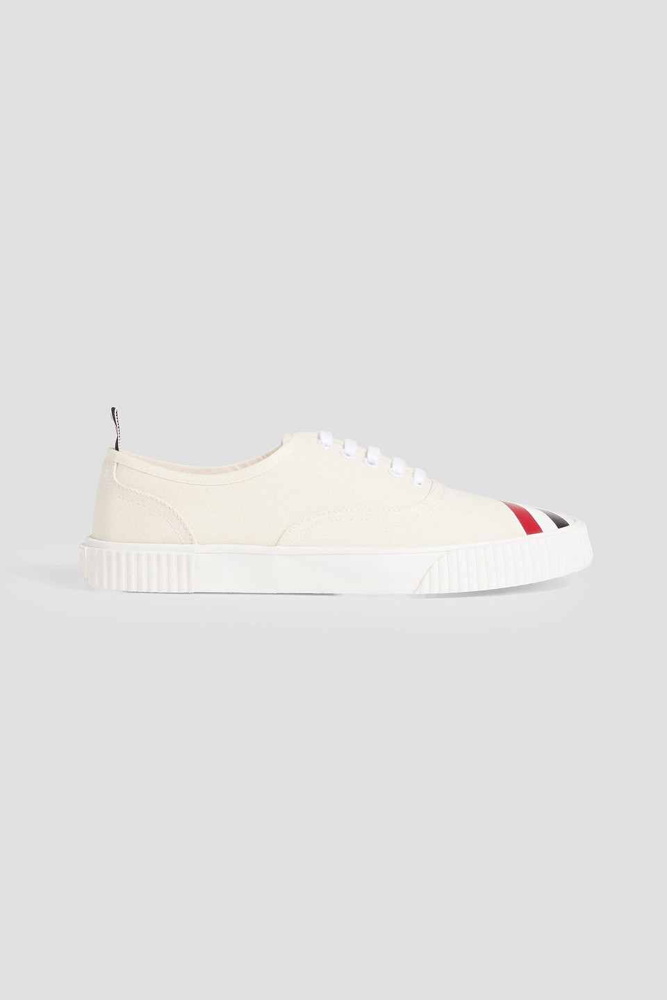 Striped canvas sneakers