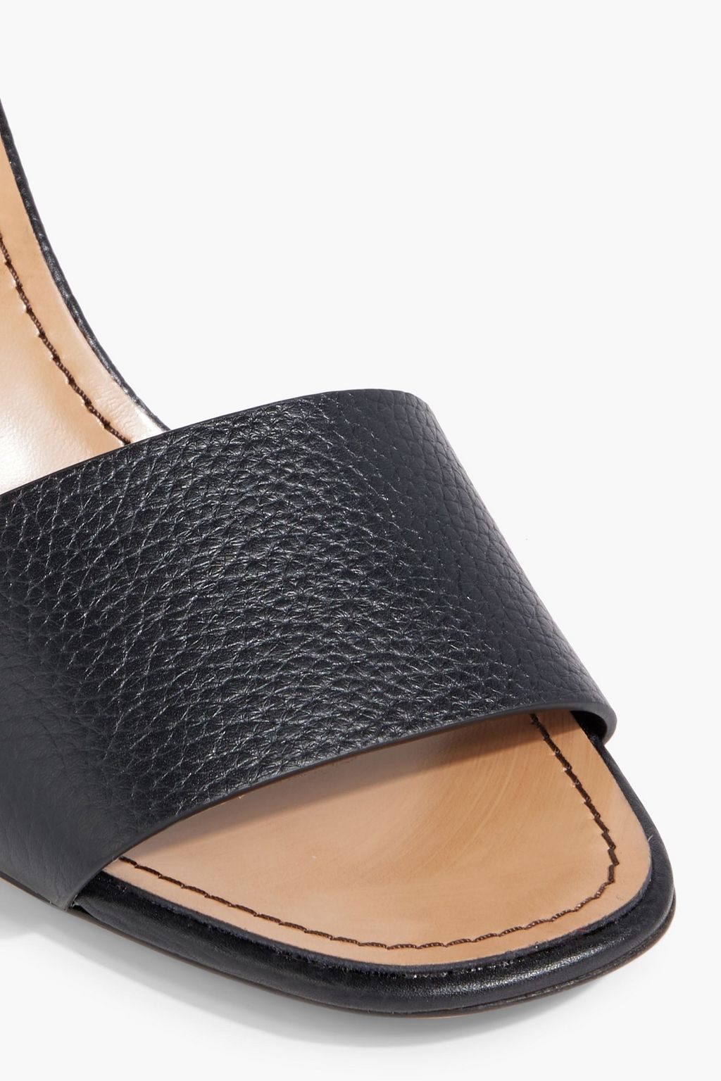 VALENTINO GARAVANI Roman Stud pebbled-leather sandals